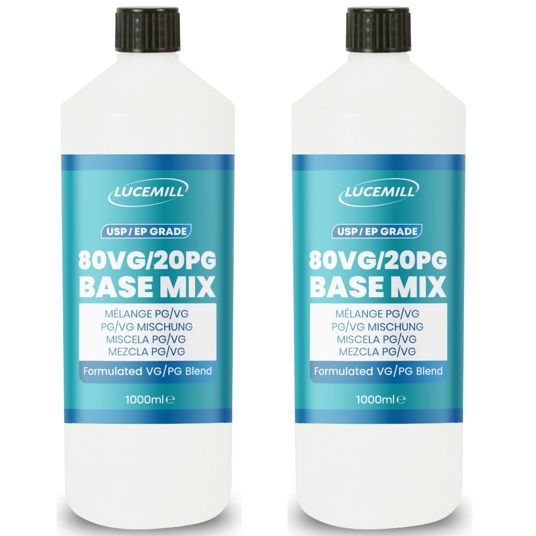 80VG/20PG Base Mix  Premium Premixed Base Liquid