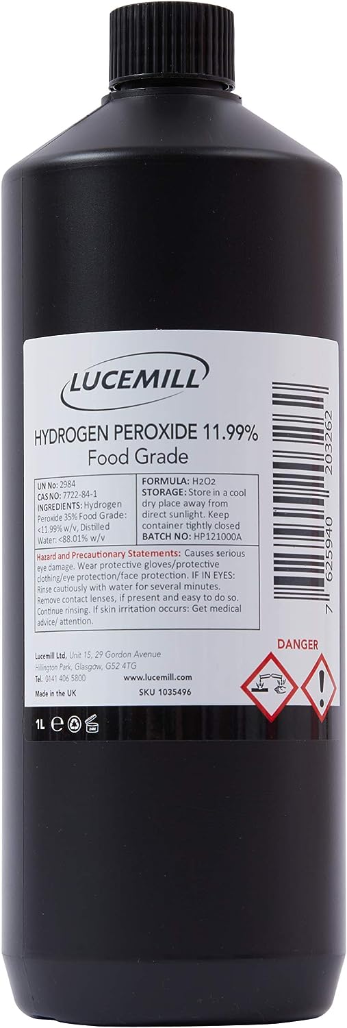 Hydrogen Peroxide 11.99% Food Grade