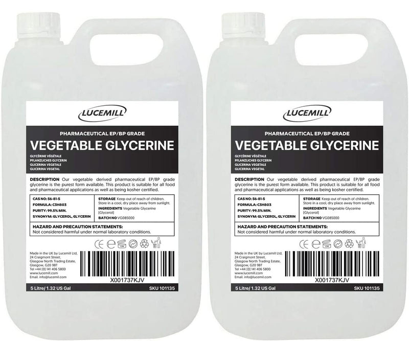 Vegetable Glycerine (VG) EP/BP Grade