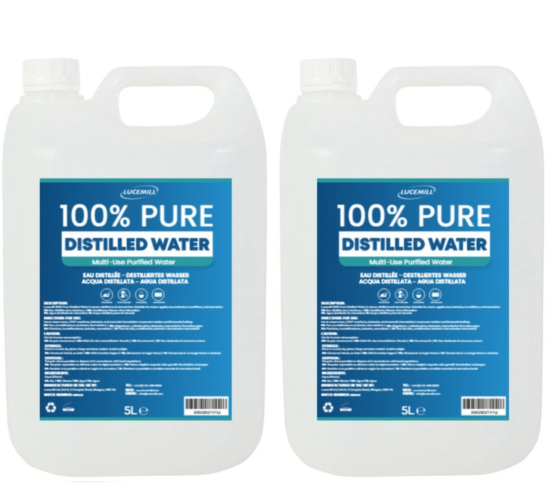 100% Pure Distilled Water – Premium Multi-Purpose Solution