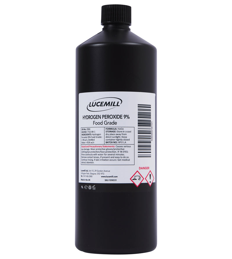 Hydrogen Peroxide 9% Food Grade