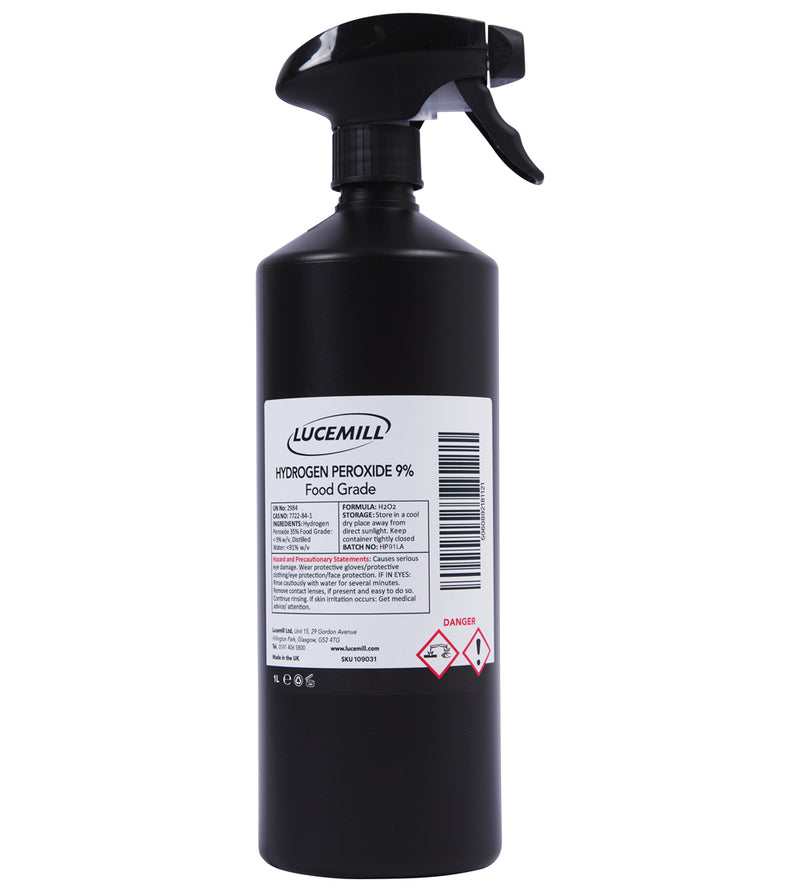 Hydrogen Peroxide 9% Food Grade