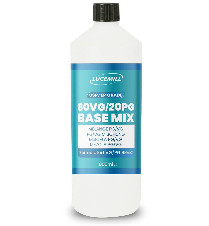 80VG/20PG Base Mix – Premium Premixed Base Liquid
