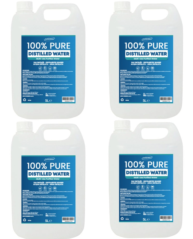 100% Pure Distilled Water – Premium Multi-Purpose Solution