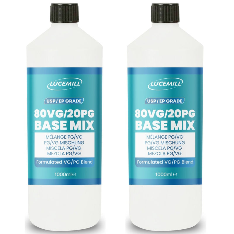 80VG/20PG Base Mix – Premium Premixed Base Liquid