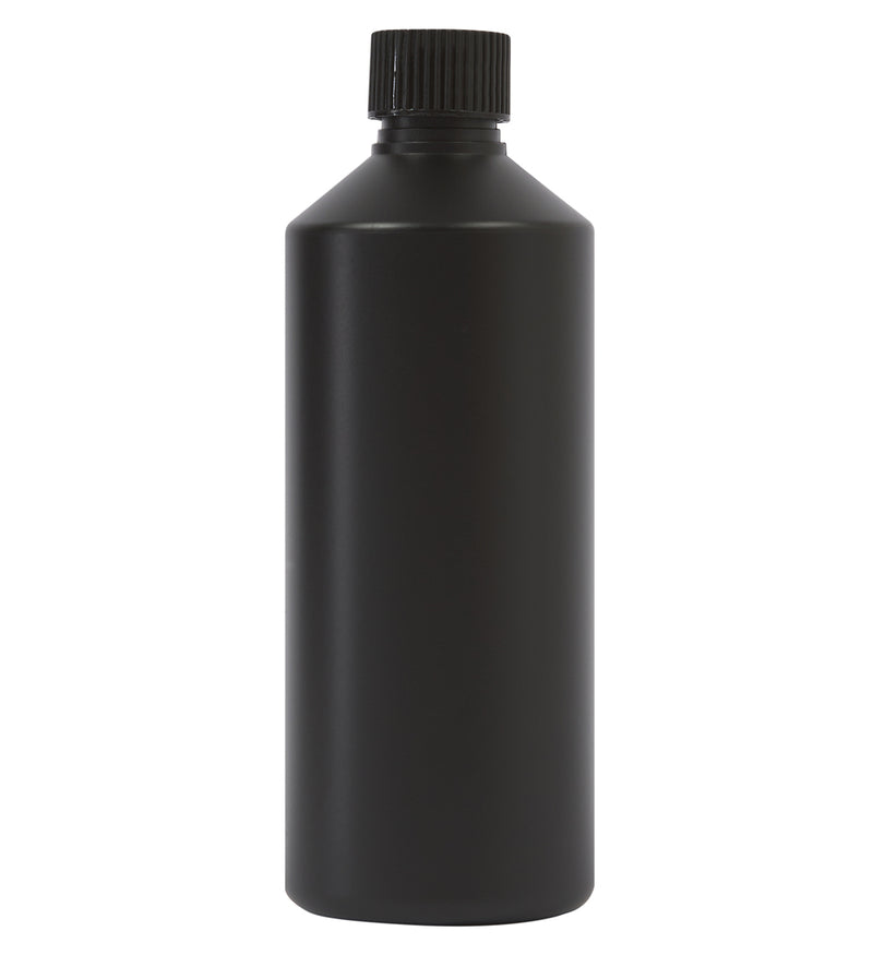 500ml Black HDPE Swipe Bottle (28/410)