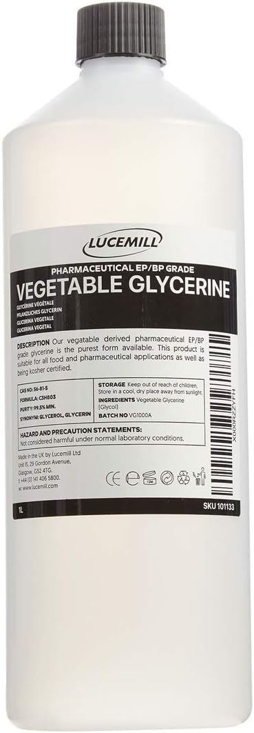 Vegetable Glycerine (VG) EP/BP Grade
