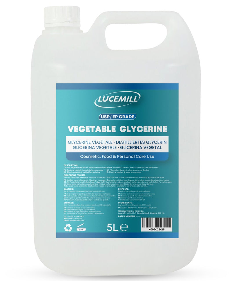 Vegetable Glycerine (VG) EP/BP Grade