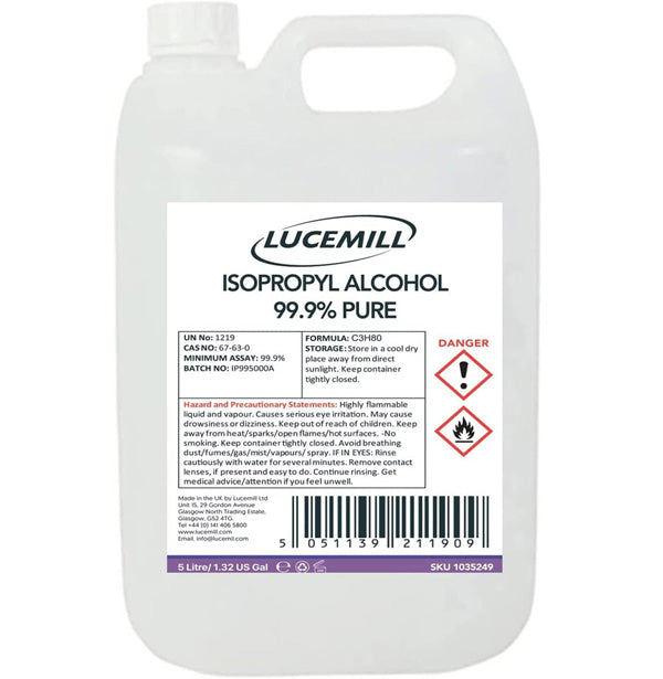 Isopropyl Alcohol 99.9% Pure