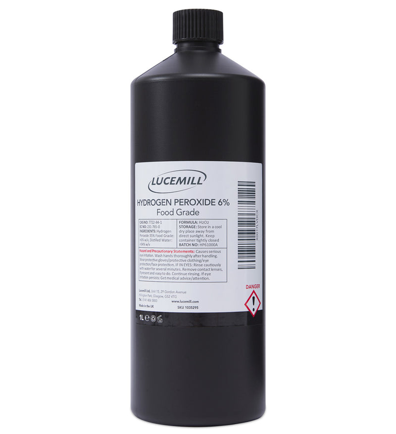 Hydrogen Peroxide 6% Food Grade