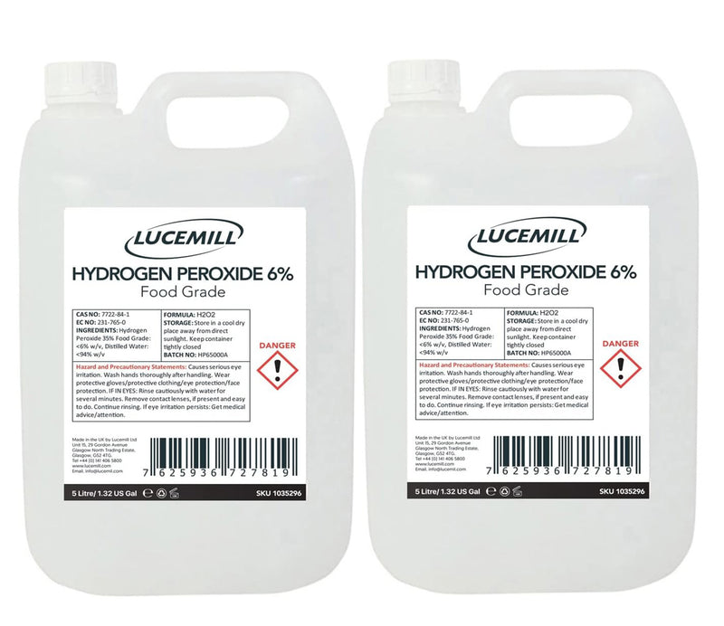 Hydrogen Peroxide 6% Food Grade