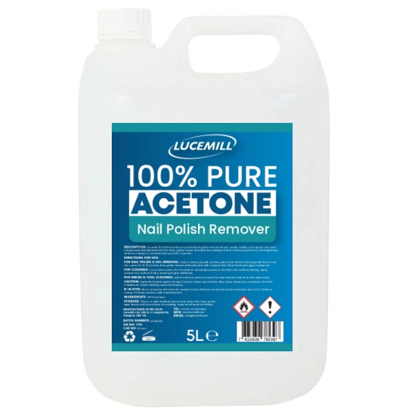 100% Pure Acetone – Professional Nail Polish & Acrylic Remover