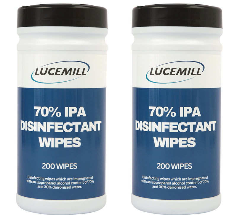 70% Alcohol Disinfectant Wipes (Tub of 200)