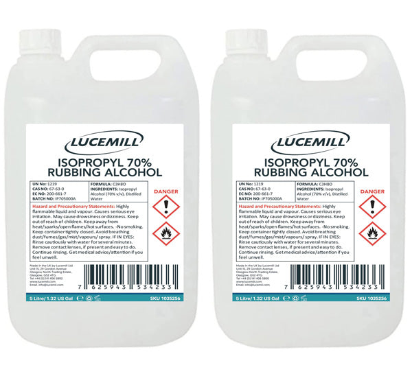 Isopropyl 70% Rubbing Alcohol