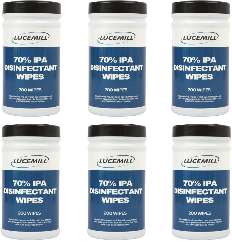 70% Alcohol Disinfectant Wipes (Tub of 200)