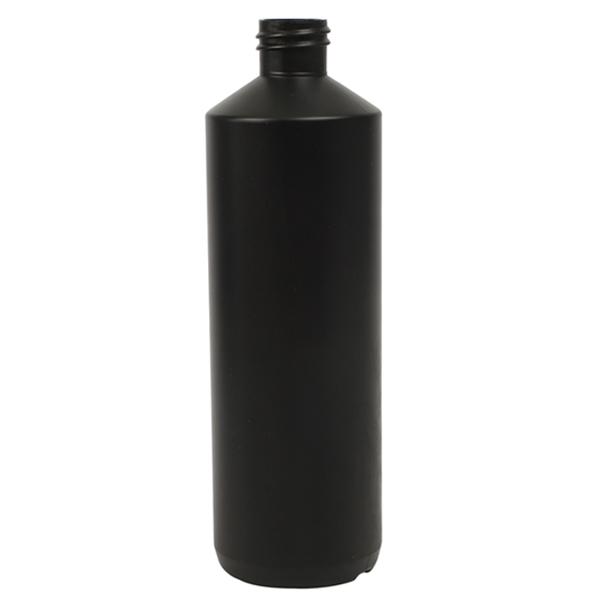 (Box of 85) - 1 Litre Black HDPE Bottle 28/410