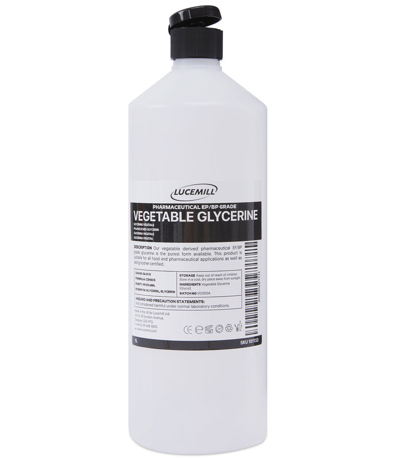 Vegetable Glycerine (VG) EP/BP Grade