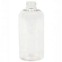 250ml Clear PET Flat Base Boston 24/410