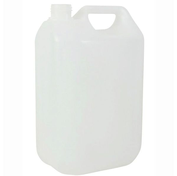 5 Litre Natural HDPE Plastic Jerry Can