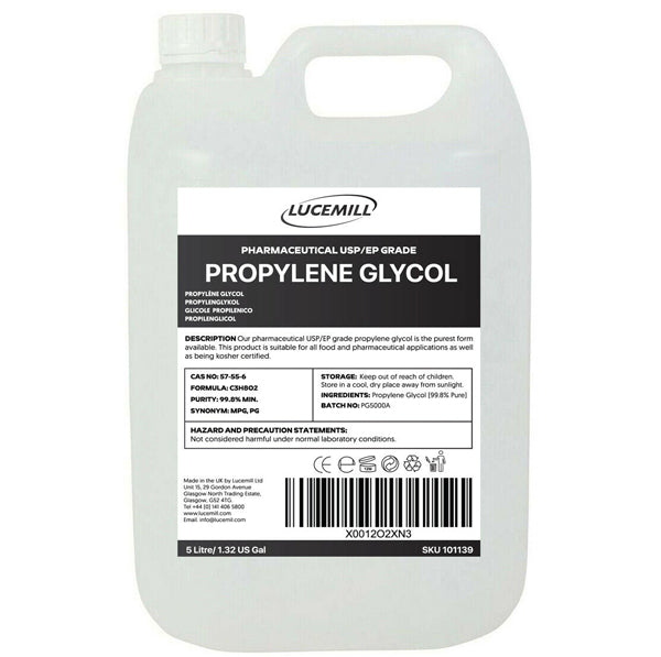 99.8% Pure Propylene Glycol USP/EP Grade Base Liquid 99.8% Pure Propylene Glycol USP/EP Grade Base Liquid